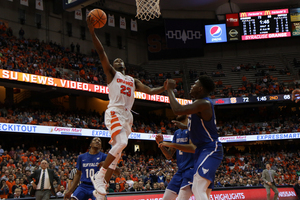Frank Howard scored 18 points on Tuesday night, three of which gave SU the upper hand in the final lead change of the night with just over three minutes remaining. 